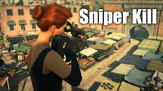 HITMAN Marrakesh Diana Sniper Kill Everyone Infinite Ammo [upl. by Learsiy]