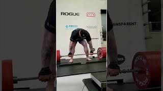 501kg1105lbs Deadlift WORLD RECORD  Hafthor Bjornsson shorts [upl. by Gittel]