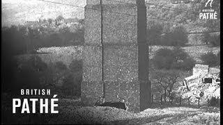 Demolition Of Llanbradach Viaduct 1938 [upl. by Aicissej]