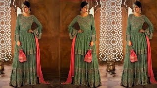 PEPLUM FROCK STYLE GHARARA DRESS I पेप्लमफ्रॉक  स्टाईल घरारा ड्रेस I [upl. by Hort]