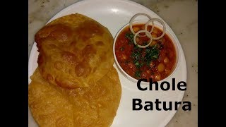 Chole Batura Recipe  Channa Batura  Poori with Channa Masala [upl. by Launamme]