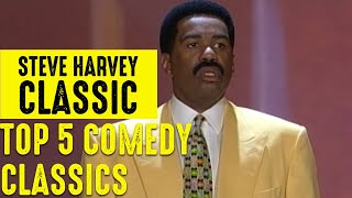 Top 5 Steve Harvey Comedy Classics [upl. by Eileek]