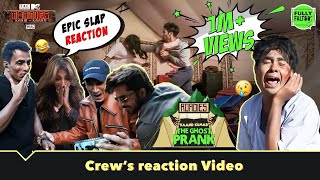 💥SLAP Epic crew reaction 🤣 on Ghost prank is finally out  MTV Roadies S19 Kaand Kumar [upl. by Ylrad]