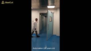 Hospital Door  Hermetically sealed Auto Door [upl. by Acinoj]