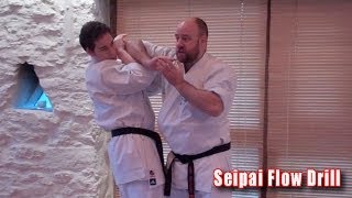 Practical Kata Bunkai Seipai Flow Drill [upl. by Jocelyne]