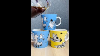 Moomin Mugs 💙💛 shorts moomin [upl. by Atinna]