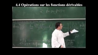 EPST ANNABA COURS ANALYSE 1ERE ANNÉE PREPA CHAPITRE 4 FONCTIONS DERIVABLES DVD 2  10 [upl. by Eahcim47]