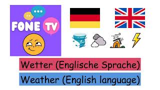 Wetter Englische Sprache deen [upl. by Johnath]