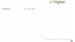 Factorising Quadratics single x squared  Foundation and Higher GCSE  JaggersMaths [upl. by Jariv]