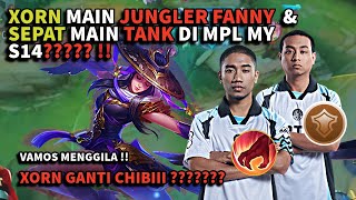 XORN GANTI CHIBI JADI JUNGLER DI MPL S14 SEPAT JADI ROAMER [upl. by Ramoh]