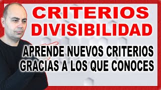 💥APRENDE A UTILIZAR NUEVOS CRITERIOS DE DIVISIBILIDAD GRACIAS A LOS QUE YA CONOCES 23 [upl. by Encratia]