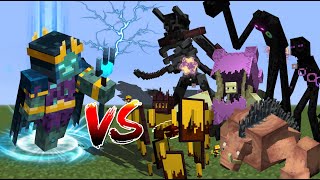 DROWNED NECROMANCER vs MUTANT MORE  Strongest Minecraft Mob Battleground [upl. by Stutman]