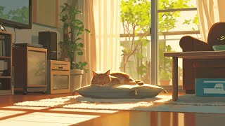 🔴 Live 247 Lofi Country Retreat  Warm Autumn Tunes and a Napping Cat  Background Music [upl. by Sigsmond]