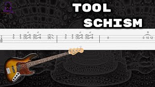 Tool  Schism Bass Tabs Tutorial [upl. by Arhaz]