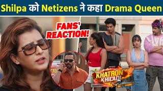 Khatron Ke Khiladi 14 Fans Reaction Shilpa Shinde के Eviction पर Netizens ने मनाई ख़ुशी कहा Drama [upl. by Enihpad]