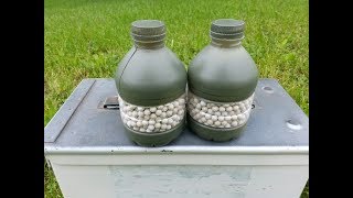 How To Make Airsoft  Paintball Grenades  Neutralizer Hand Grenades [upl. by Lael]