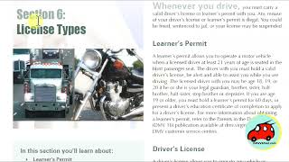 Section 6  License Types  DMV Virginia Manual 2023 [upl. by Alamap]