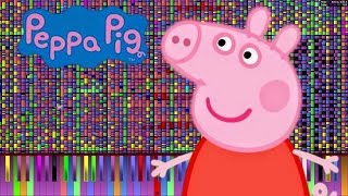 IMPOSSIBLE REMIX  Peppa Pig Theme Song  Piano Cover [upl. by Gamaliel]