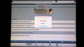 mp3 download auf iphoneipad mit kostenloser App [upl. by Nollaf]