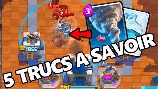 TORNADE  5 TRUCS A SAVOIR  Deck Méta  CLASH ROYALE [upl. by Anahoj]