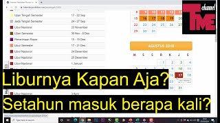 Cara Menghitung Hari Efektif Sekolah  Hari Efektif Belajar mudah dan praktis disertai contoh [upl. by Dirk199]