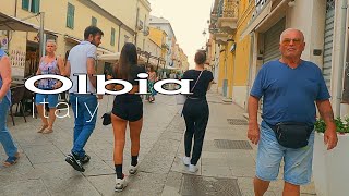 Olbia city italy beautiful summer time walk in the city 4k virtual walking tour [upl. by Alexio521]