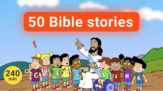 50 Bible Stories for kids A large collection of interesting stories from the Bible for children [upl. by Shurwood]