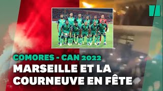 CAN 2022 La Courneuve et Marseille en folie après la qualification des Comores [upl. by Xel114]