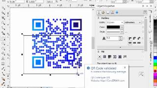 New in CorelDRAW® Graphics Suite X63 Inserting and editing QR Code [upl. by Proudman]