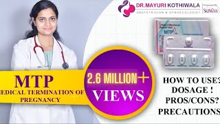 MTP Abortion Kit एमटीपी एबॉर्शन किट की जानकारी  Use करने का सही तरीका Gynecologist in Jaipur [upl. by Vaios]