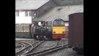 Ffestiniog amp Welsh Highland Railways Porthmadog Harbour Station 25 July 2013 Part 1 [upl. by Narda647]