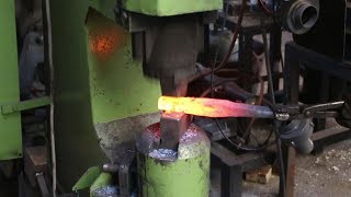 Forging a Witcher 3 wolf sword part 2 making the crossguard [upl. by Krisha]