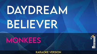 Daydream Believer  Monkees KARAOKE [upl. by Koslo]