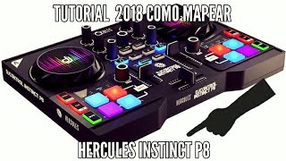 Hercules DJ Control Instinct P8 Como mapear no Virtual Dj 8 [upl. by Cass548]