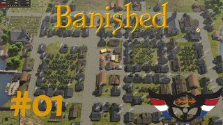 Lets Play Banished  DutchTown  Hard Difficulty  ep1 [upl. by Leland36]