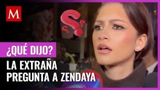 Venga la Alegría desata burlas por pregunta en inglés a Zendaya [upl. by Hansel299]