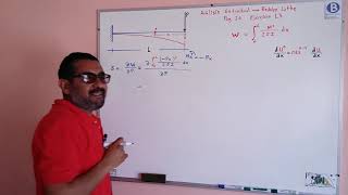 Calculo de energía y deformación de una viga en cantiliver [upl. by Eekcaj48]