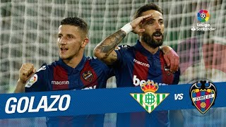 Golazo de Morales 02 Real Betis vs Levante UD [upl. by Ynnal]