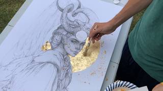 How to Gold Leaf Tutorial [upl. by Abel]