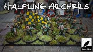 Painting Copplestone Halfling Archers for SAGA and Oathmark [upl. by Nyral]