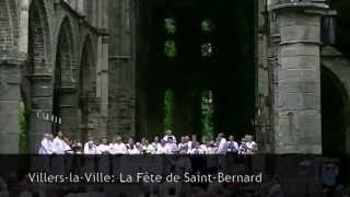 Fête de la Saint Bernard dans les ruines de lAbbaye de VillerslaVille [upl. by Lucine]