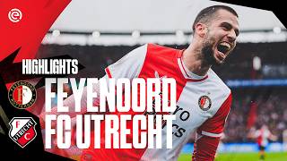 We NEVER give up  Feyenoord  FC Utrecht  Eredivisie 20232024 [upl. by Josephina131]