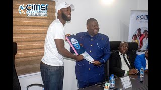 Cissé Cheick Salah Ambassadeur CIMEF rappelle limportance dune assurance pour les sportifs [upl. by Hallutama872]