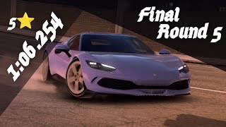 OC 5⭐  106254  Ferrari 296 GTB Grand Prix  Final Round 5  Pantheon Split   Asphalt 9 [upl. by Denny329]