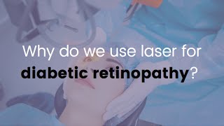 Why do we use laser for diabetic retinopathy [upl. by Cutlerr]