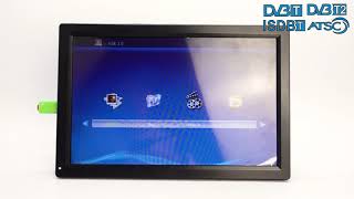 Leadstar Portable Digital TV 14inch DVBT2 ISDB ATSC Car TV With HDMI [upl. by Cesya]