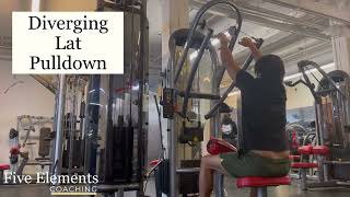 Diverging Lat Pulldown [upl. by Yreved427]