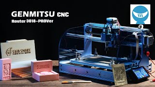 SainSmart Genmitsu CNC Router 3018PROVer  Engraving Machine  Laser Module  Best for Home Studio [upl. by Hannie899]