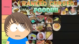 Cursed Food Tier List Live Clip [upl. by Lonyer463]