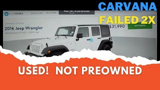 Carvana Failures Not great [upl. by Arraek]